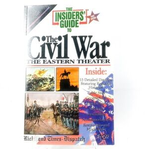 MICHAEL P. GLEASON Paperback Insiders' Guide Civil War Sites Eastern 1994 VG